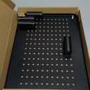 Husky Mounts Monitor Riser Laptop Stand, Adjustable Legs, Stackable, 14.5" x 9.25" x 3.25" Max Height, Matte Black Steel, 1 Stand (Single Pack)