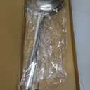 2 Pack Fine Mesh Stainless Steel Colander, Skimmer Spoon, Fine Mesh Stainless Steel Sieve Colander for Skimming Grease and Foam Food Strainer Kitchen Gadget (Large+Small)