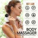 ZY ZERYEW Cordless Cellulite Massager, Handheld & Mini Lymphatic Drainage Massager, Massage Stomach Belly Arms Legs, Body Sculpting Machine for Women Female at Home -1.1lb Weight