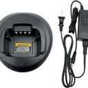 Nobrand PMLN5228 Rapid Charger for CP185 CP100D CP476 CP477 CP1660 CP1600 EP350 CP1300 CP180 CP160 CP165 CP145 CP140 Two-Way Radio Battery Charger, 1.2V Output
