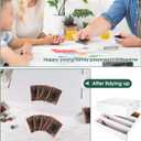 Yexiya 1 Pcs 3200 Count Sports Card Storage Boxes White Trading Card Box Collectible Trading for Soccer Baseball Game