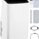14000 BTU Portable Air Conditioner with Remote Control, 3-in-1 Free Standing Cooling AC Unit with Fan & Dehumidifier for 750 Sq Ft Rooms,Smart/Sleep Mode,3 Speed,Auto Swing,24H Timer