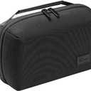 Kaxich Travel Electronics Organizer, Electronics Accessories Bag Portable Cable Organizer Case Waterproof Universal for Adapters Memory Cards, USB Cables (Black)