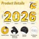 2026 Graduation Decorations Prom Decorations 2026 Black And Gold Graduation Decorations 2026 Light Up Letters 2026 Numbers For Graduation