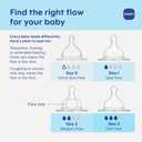 MAM 6oz Premium Glass Wide Neck Baby Bottle with Slow Flow Breastfeeding-Like Silicone Nipple, Easy to Clean,BPA Free, 0+ Months, Easy Switch Between Breast and Bottle, Made in Europe, 3 Pack Unisex