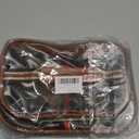 New Retro Vintage Vanity Bag, Clear Makeup Organizer with Handle, Large Capacity Water Resistant Cosmetic Toiletry Bag for Women, Travel Skincare Storage Case, Vintage Makeup Pouch