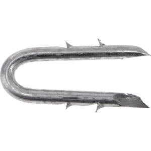 Galvanized Double Barbed Fence Staples (1-1/4") 5lb Box