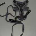 Cat Harness with 1.5m Traction Leash for Small Medium Dog No Pull Breathable Reflective Adjustable (XL, GRAY)