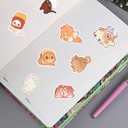 Cute Cat Stickers for Kids Teen Adults 100 Pack, Waterproof Kawaii Stickers Water Bottle Laptop Phone Case Scrapbooking, Cat Birthday Party Kawaii Gift Thing Stuff Item Boy Girl (Kawaii cat 100pcs)