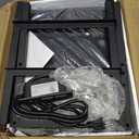 IBUYKE Nightstand with Charging Station,Side Table with Fabric Drawers, Bedside Table with USB Ports and Outlets, End Table for Bedroom, Living Room, Black UTNS001B