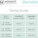 Honest Hybrid Cloth Diaper Covers with Pocket-Sling, Large (22-40 lbs), Stops Nighttime Leaks, Use with Boosties Disposable Diaper Pad or Reusable Insert, 3 Pack of Cotton Muslin Covers
