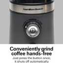 Hamilton Beach Electric Coffee Grinder for Beans, Spices and More, with Multiple Grind Settings for up to 14 Cups, Removable Stainless Steel Chamber, Grey (80396C), 10 oz