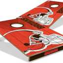 Amazon.com: YouTheFan NFL Cleveland Browns 2 x 3 Wood Cornhole Game : Sports & Outdoors
