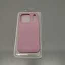 Compatible with iPhone 17 Pro Case, Shockproof Liquid Silicone Protective Phone Case with Soft Anti-Scratch Microfiber Lining Ultra Slim Drop Protection Phone Cover(Pink)