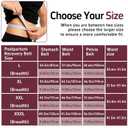 3 In 1 Postpartum Belly Band Abdominal Binder Post Surgery C Section Belly Binder Post Partum Hysterectomy Belly Support Wraps Postpartum Waist Trainer Essentials After Birth Beige, Large