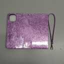 Varikke for iPhone 15 Plus Wallet Case Detachable with Card Holder for Women, Fashion Glitter Leather Strap Strong Magnetic Flip Wallet Removable Phone Case Cover for iPhone 15 Plus 6.7", Light Purple