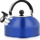 2.7 Quart (3 L) Tea Kettle, Food Grade Stainless Steel Teakettle is Best for Boiling Water, Brewing Tea, and Making Coffee (Dark Blue)