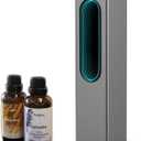 Waterless Diffusers for Home,Large Room with APP WiFi Control,Essential Oil Scent Diffuser Covers 2512 Sq Ft,Protable Rehargeable Diffuser 10000mA,Includ Bergaomt,Lavender Oils(Black)