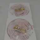 Tanlade 2 Pcs Porcelain Cupcake Stand 3 Tier Serving Tray Dessert Tiered Tea Party Plates Embossed 3 Tier Cake Stand High Tea Elegant Stand Cupcake Platter for Wedding Birthday(Pink)