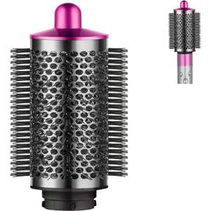Large Round Volumizing Brush for Dyson Airwrap Attachments Bigger Round Brush Attachment for Dyson Air Wrap Styler, Fluff up and Volumize for Styling (Rose)