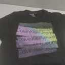 Calvin Klein Boys' Short Sleeve Graphic Crew Neck T-Shirt, Comfortable, Relaxed Fit (14-16)