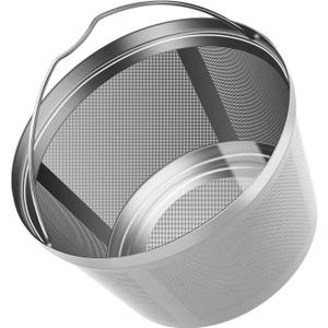 Reusable Coffee Filters 8-12 Cup Permanent Coffee Filters Basket Washable Compatible with Mr. Coffee Black & Decker Coffee Maker Filter 6-12 Cup