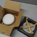 Petygooing White Raised/Elevated 15Slanted Ceramic Dog Bowl for Small Breeds,Tilted Anti Slip Pet Feeding Bowl,Food Water Dish with Stand for Cats and Small Dogs Puppy 13.5 OZ (5.1In / 1.7 Cups), White