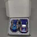 Magnetic Dinosaur Car Toy - 2 in 1 Crash & Transform Vehicle to Dino, No Battery Needed for Kids Age 3-12, Birthday Gift (Blue Dragon)