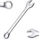 Combination Wrench, 21mm Metric Combination Spanner Wrenches, 12 Point Box End Head Combination Wrenches 15Offset with Electroplated CR-V Steel Body for Auto Construction and Mechanical Applications