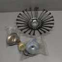 10 Inch Steel Wire Rotary Weed Brush Cutter Trimmer Head, Wired Weed Trimmer Blade Head with Adapter Kits for Weed Eater, Brush Cutter, Weed Wreckers, Moss Grass Rust Removal