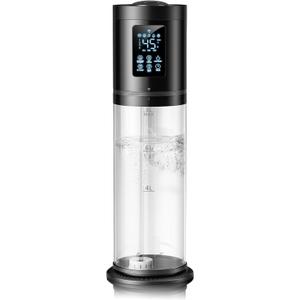 8L Humidifiers for Bedroom Large Room, 4 Levels Cool Mist Humidifier with Clear Tank, 7 Color Lights Essential Oil Diffuser with 16H Timer, Top Fill Humidifier for Home Plants Office