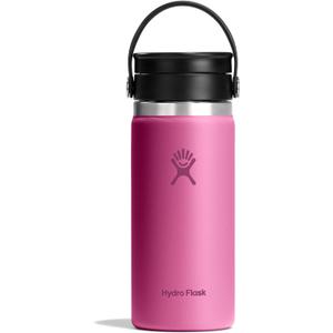 Hydro Flask Flex Sip Coffee Tumbler  Insulated Stainless Steel, Non Spill, Leak Proof Travel Coffee Cup 16 Oz Reef Pink