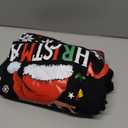 Onancehim Family Christmas Pajamas Matching Sets for Adult, Matching Long Sleeve Christmas Pajama 2 Piece Outfit Christmas Pjs Holiday Xmas Sleepwear Pj’s with Christmas Printed(Men,L,Black Hat)