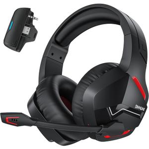 BINNUNE Wireless Headset for Xbox Series X/S, Xbox One, 120H Ultra-Long Battery, Wireless Gaming Headset with Mic, 50mm Drivers, Bluetooth 5.3 & Comfortable Over-Ear Wireless Headphones