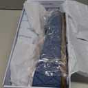 Aerosoles Women's Betunia Slip-On Loafer with Memory Foam Footbed (12 Wide, Med Blue Quilted Denim)