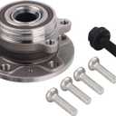 MACEL 513253 Wheel Bearing Hub Assembly Fit for Audi A3 Quattro Q3 TT 12-18 VW Beetle 09-17 CC 07-16 Eos 10-14 Golf 12-13 Golf R 10-14 GTI 05-18 Jetta Passat 08 R32 Rabbit Tiguan w/ABS