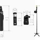 Camping Lantern, USB Rechargeable Magnetic Camp Flashlight, Mini Camp Light for Power Outages and Emergencies, Hiking(TD-A2-1)