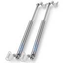 ARANA 304 Stainless Steel Gas Struts 20 Inch 150lb with Mounting Brackets - Rust-Proof Hydraulic Lift Support, Heavy Duty Marine Gas Shocks for Boat Hatch, Storage Box Lid & Outdoor Window (2-Pack)