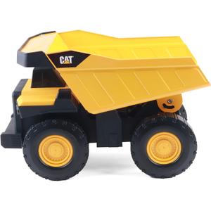 CAT Construction Toys, Steel Dump Truck 16  Real Steel Body, Working Dump Bed, Oversize All-Terrain Wheels, Heavy-Duty Construction Vehicle for Indoor/Outdoor Play, Kids Ages 3 +