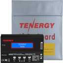 Tenergy 1S-6S Digital Battery Pack Charger for Li-Fe/Li-PO/NiCd/NiMH Packs Balance Charger Discharger w/Tamiya/JST/EC3/HiTec/Deans Connectors + Lipo Bag