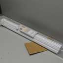 Persilux Custom Size Cordless Zebra Blinds for Windows Free-Stop Roller Windows Shades Dual Layer Light Control for Day and Night, Light Filtering Sheer Shades for Home White