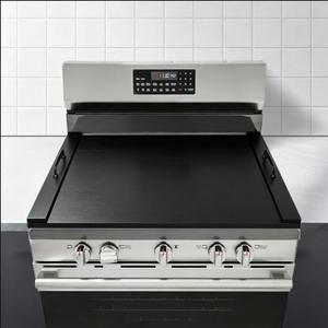Noodle Board Stove Cover with Handles for Electric, Gas Stove Top (Black)