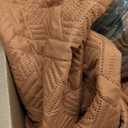 LEAONME Full/Queen Quilt Set 3 Pieces,Lightweight Burnt Orange/Rust Bedspread-90''x98'',Soft Microfiber Summer Quilt,Luxurious Warm Coverlet Sets for All Seasons (Includes 1 Quilt, 2 Shams)