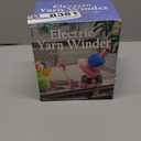 Yarn Winder, Electric Yarn Ball Winder for Crocheting, Efficiently Cake with Strong Tension Adjustable Speed Up to 13 oz, Automatic Spinner Wool for Knitting Enthusiast (Pink)