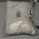 100% Blackout Shield Linen Blackout Curtains for Bedroom 84 Inches Long, Back Tab/Rod Pocket Living Room Drapes, Thermal Insulated Blackout Curtains 2 Panels Set, 50" W x 84" L, Cream