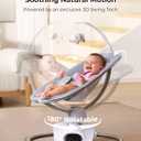 Momcozy CocoSway Baby Swing, Electric Swing for Infants with 180 Rotating Seat, 6 Soothing Sway Motions & 4 Speeds, Remote & Touchscreen, 8 Preset Lullabies, Grey