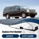 42551 15711688 Windshield Rear Wiper Arm | Fit for Cadillac Escalade ESV EXT 2002-2006, for GMC Yukon XL 1500 2500/Chevrolet Suburban 1500 2500 Tahoe 2001-2006
