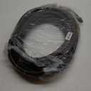 Giraffe Hybrid Garden Hose 5/8" x 50ft, Custom Length, NO Kink, Flexible, Leakproof Hose with Male to Female Fittings, 600 Burst PSI (Black and Orange)