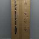 Art3dwallpanels 10 Pack Acoustic Panels, 48" X 12" X 0.43" Soundproof Wall Panels, Self Adhesive High Density Sound Absorbing Acoustic Treatment for Recording Studio, Office, Grey and Black