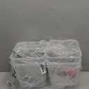 Flour Sugar Storage Containers (5.3L/4pk) Great Rice Canisters Sets For The Kitchen pantry, Large Food Storage Containers With Lids Airtight